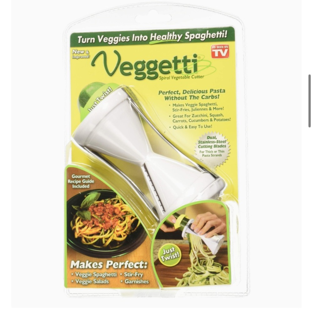 Spiral Vegetable Cutter - White
